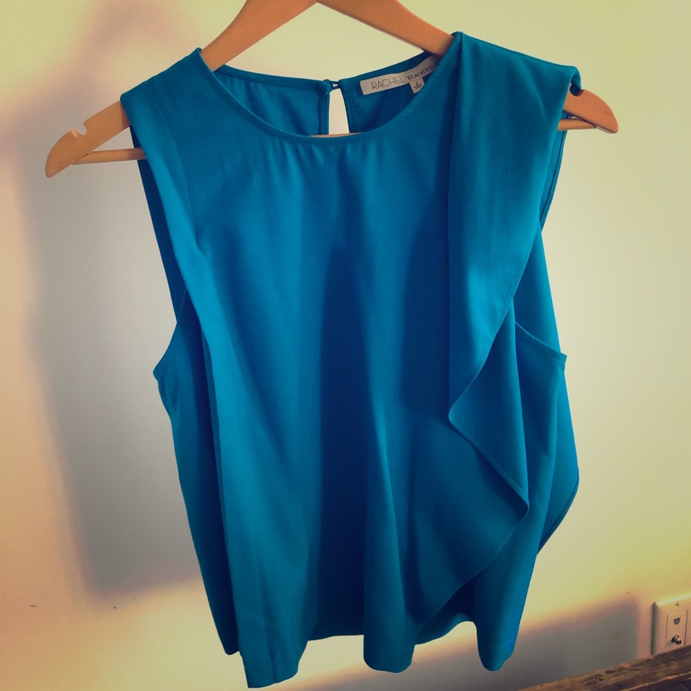 Rachel Roy Turquoise Layered Blouse